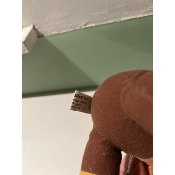 Disney Mickeys Christmas Carol Stuffed Plush Tiny Tim Mickey Mouse Ybf74 - Picture 5 of 5